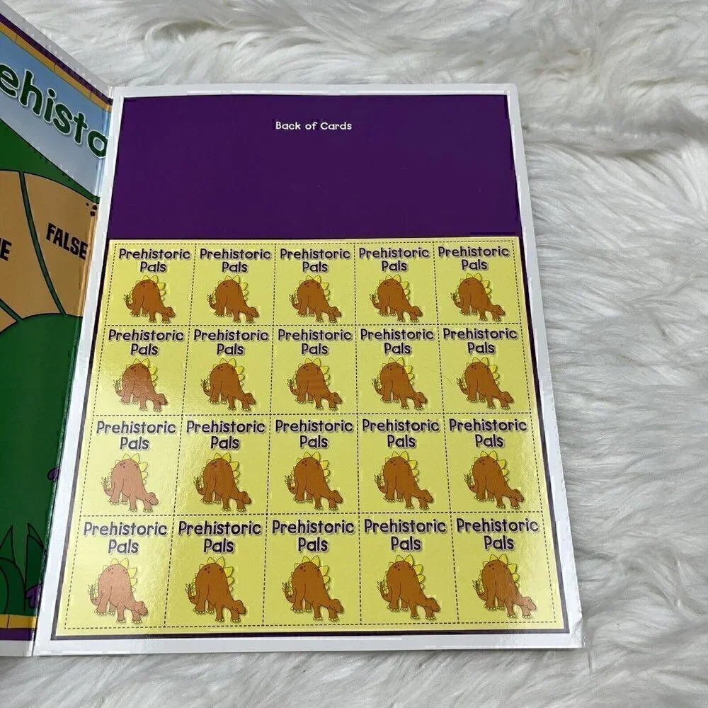 NEW Scholastic Instant File Folder Learning Games Prehistoric Pals Homeschool